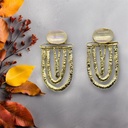 Boho Moonstone Dangles Earrings