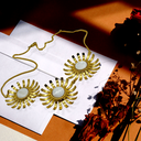 Retro Moonstone Necklace