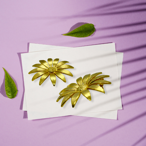 Retro Sunshine Studs Earrings